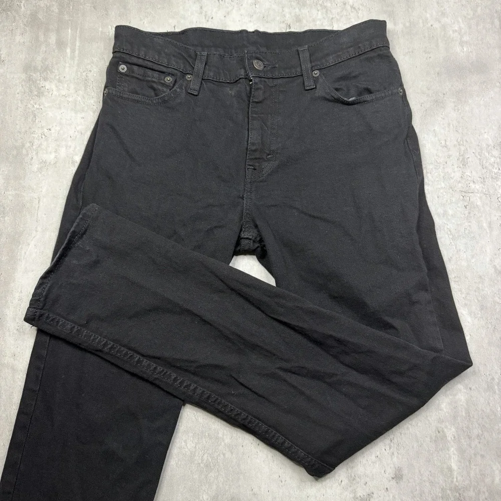 Levis 511 Jeans Mens 30x29 Black Slim Fit Stretch Denim Pants Workwear USA